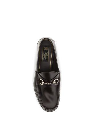 Gucci Mens Loafers Lugano Cocoa Calf Leather