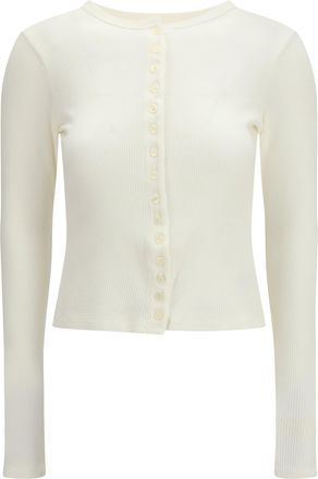 Citizens Of Humanity Womens Long Cardigan Kari Pashmina White Cotton Sweater