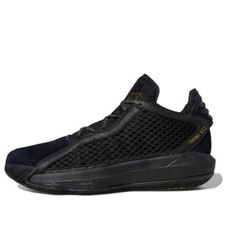 adidas Dame 6 Leather GCA Black Gold FW9031