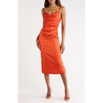 Diane Von F&uuml;rstenberg Claudia Slipdress in Burnt Ochre at Nordstrom Rack, Size 14