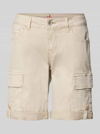 Buena Vista Cargo Shorts im 5-Pocket-Design mit Pattentaschen in Kitt, Gr&ouml;&szlig;e XXS