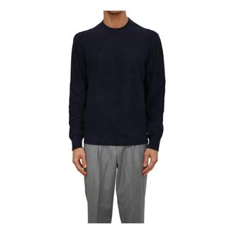 HUGO BOSS Heren, Truien, Blauw, Maat: XL Viscose