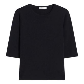 Max Mara Blouses, female, Blue, Size: XS Pure Top