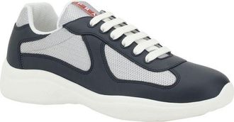 Prada Mens Blue Polyamide Athletic Sneakers