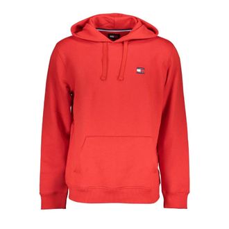Tommy Hilfiger Rode hoodie met logo - Heren - Sweatshirts & Hoodies - Rood - Maat: 2XL Katoen