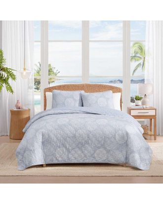 Tommy Bahama Ocean Island Cotton Quilt Set