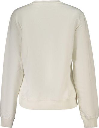 Tommy Hilfiger Logo-Print Cotton Sweatshirt - White