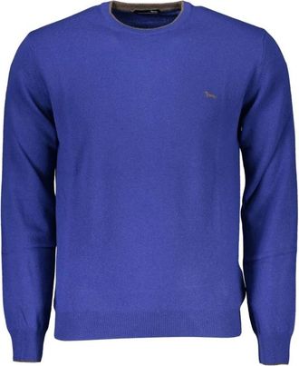 Harmont & Blaine Round-neck Truien - Heren - Ronde hals truien - Blauw - 2XL - Kasjmier - Truien & Vesten