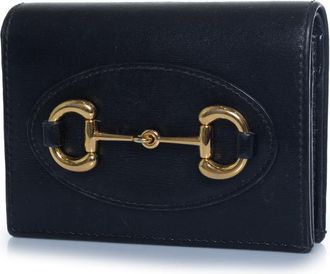 Gucci Gucci, Horsebit 1955 leren kaarthouder/portemonnee