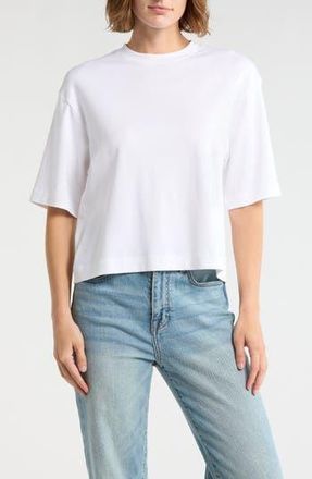 Vince Wide Sleeve Crop T-Shirt in Optic White at Nordstrom Rack, Size X-Small