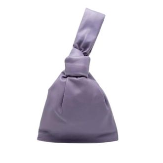 Bottega Veneta Pre-owned BV Twist - Dames - Pre-owned - Paars - Maat: ONE Size Leer