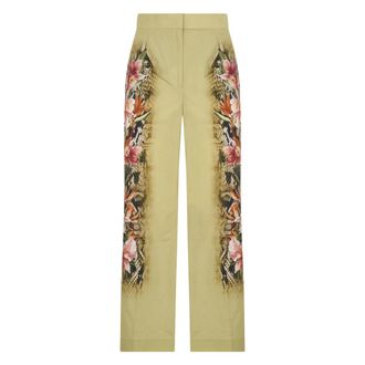 Alberta Ferretti Alberta Ferretti, Wide Trousers, female, Multicolor, Size: XL Wide Trousers