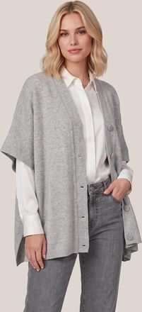 Mart Visser Ayla Lurex Poncho Grijs / Zilver