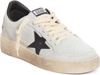 Golden Goose Ball Star 2 Sneaker in Grey/black/cream at Nordstrom, Size 13Us