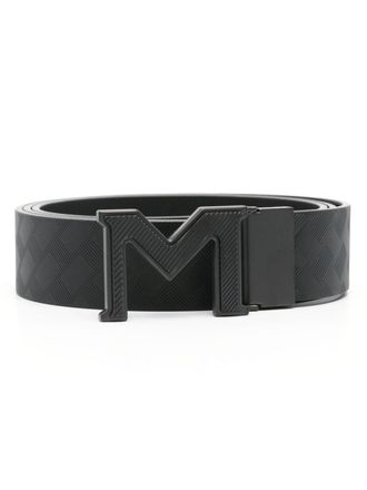 Montblanc M Buckle Extreme 3.0 leather belt - Black