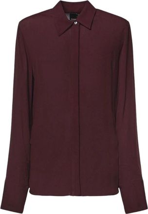Pinko Shirts - Dames - Overhemden - Rood - S - Overhemden