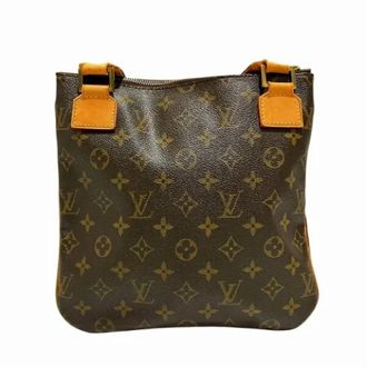 Louis Vuitton Pre-owned Cross Body Bags, male, Brown, Size: ONE SIZE Pre-owned Pochette Bosphore Monogram Shoulder Bag