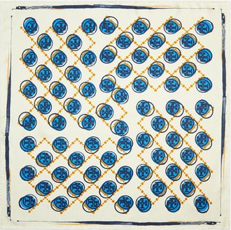 Tory Burch Womens Stamped T Monogram Neckerchief, One Size