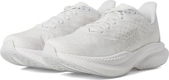 Hoka One One Mach 6 Womens Shoes White/White 1 : 10.5 B - Medium, Textile