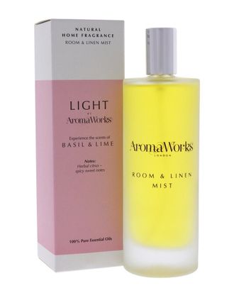 AromaWorks Light Room And Linen Mist - Basil And Lime