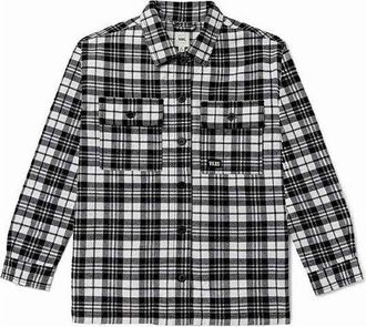Vans (WMNS) Vans Contrasting Colors Plaid Lapel Shirt Jacket Black VN0A7TNTEM3