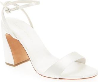 Loeffler Randall Malia Ankle Strap Sandal in Cream at Nordstrom, Size 11.5