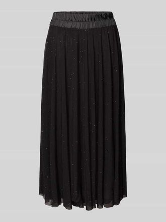 More & More More & More Tüllrock mit Ziersteinbesatz und elastischem Bund in Black, Größe 34