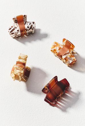 Anthropologie Mini Claw Clips, Set of 4
