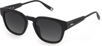 Fila SFI310V Polarized 703P Mens Sunglasses Black Size 51