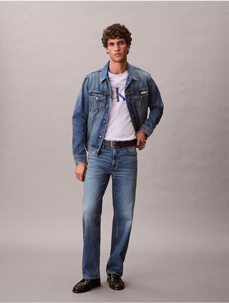 Calvin Klein Jeans Calvin Klein Mens 90s Straight Jeans - Blue - 31W x 30L