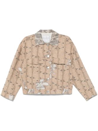 Forte_Forte printed jacket - Neutrals