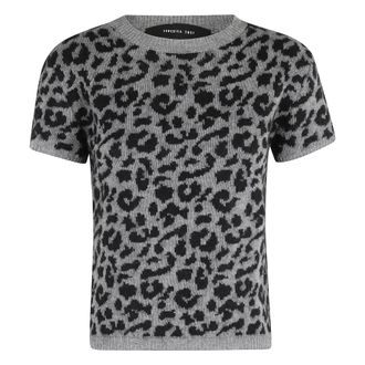 Federica Tosi Spotted Crew Neck Short Sleeve Jumper