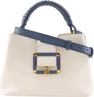 Bally blue Leather Handbag (Pre-Owned)