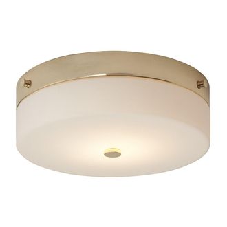 Netlighting Tamar 1 Light Large Flush Light Polished Gold