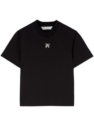 Palm Angels PA monogram cotton T-shirt - Black