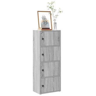Berkfield Home Bookcase Grey Sonoma 40x24x102 cm Engineered Wood | Size: 40 x 24 x 102 cm