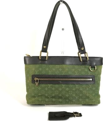 Louis Vuitton Khaki Monogram Mini Handbag Shoulder Bag Tote Bag (Pre-Owned)