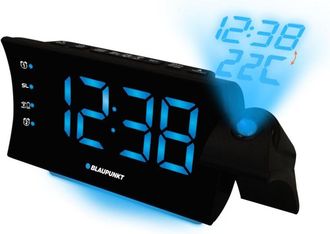 Blaupunkt CRP81USB sveglia nera con porta USB e allarme