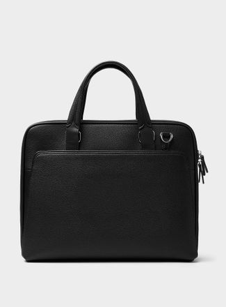 Le 31 Mens Minimalist faux-leather case