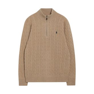 Polo Ralph Lauren Jersey con cremallera y cuello redondo - Sweatshirts & Hoodies - Hombre - Beige - XL