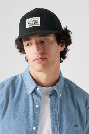 Levi's Relaxed Dad Heritage Cap - Uomo - One Size - Nero / Regular Black