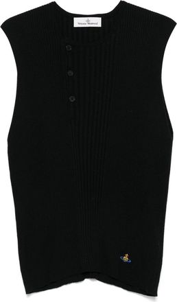 Vivienne Westwood Ribbed Sleeveless Sweatshirt