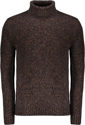 Moorer Truien & Vesten, Heren, Bruin, XL, Wol, Turtleneck Trui