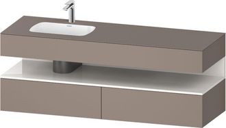 Duravit Qatego Lavabo Encastrado Con Base De Lavabo Consola, - Duravit