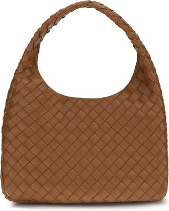 Bottega Veneta Womens Shoulder Bag Campana Tannin-Muse Brass Lamb (ovis Aries)