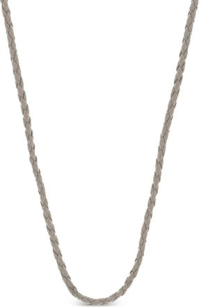 Buddha Mama cord necklace - women - Artificial Leather - One Size - Grey