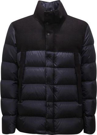 Herno Piumino Down Jacket E - Heren - Winterjassen - Blauw - XL - Wol - Jassen