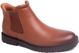 Marc Joseph New York Hudson Yards 2.0 Hands Free Technology Leather Chelsea Boot in Cognac Grainy Leather at Nordstrom, Size 11.5