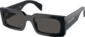 Prada Dark Grey Rectangular Ladies Eyeglasses PR A07SF 1AB5S0 54
