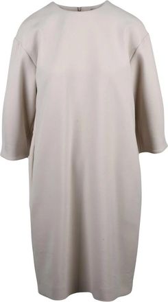 PESERICO Dames, Jurken, Beige, Maat: M Katoen